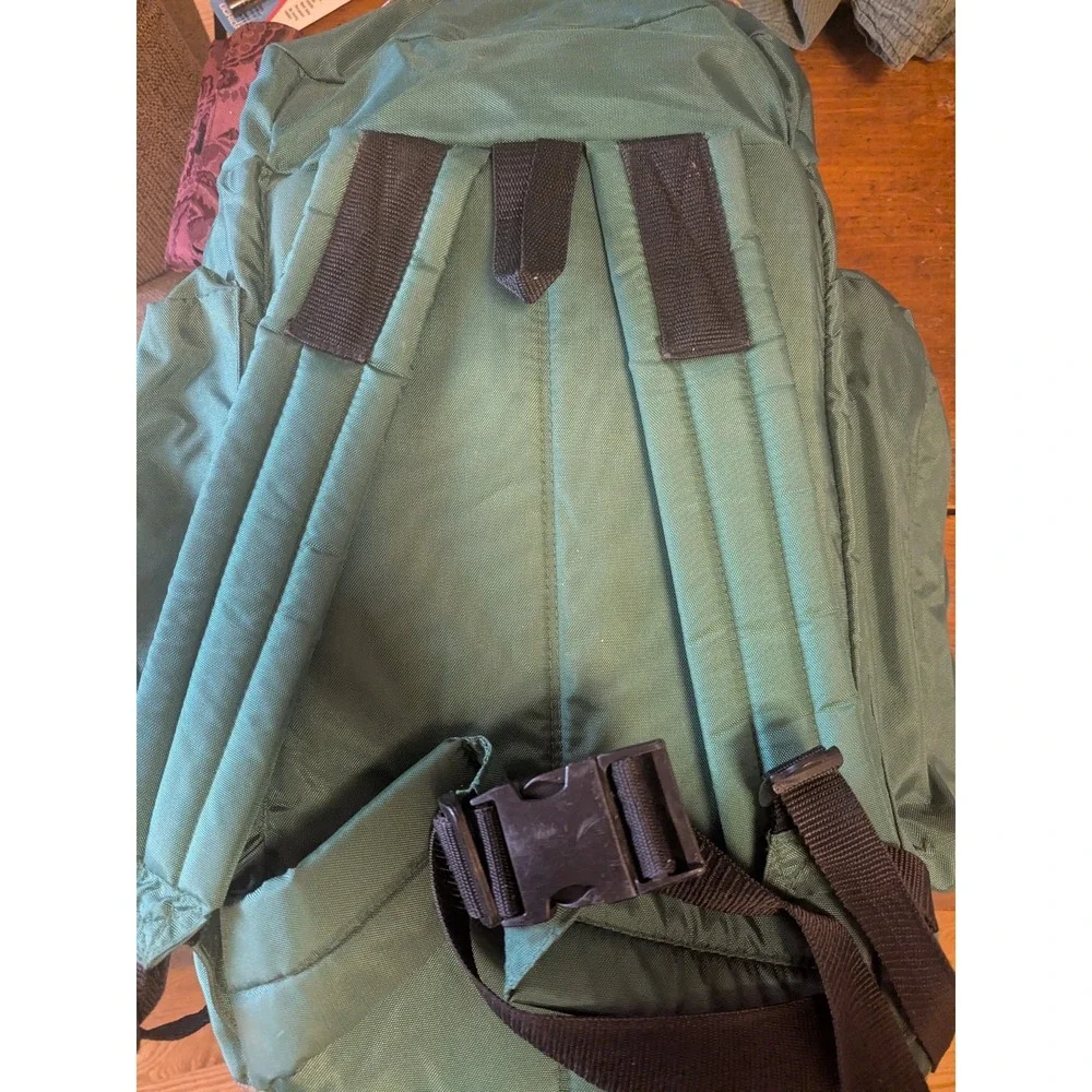 Vintage Himalayan Backpack External Frame Green Hiking Camping Gorpcore Pack